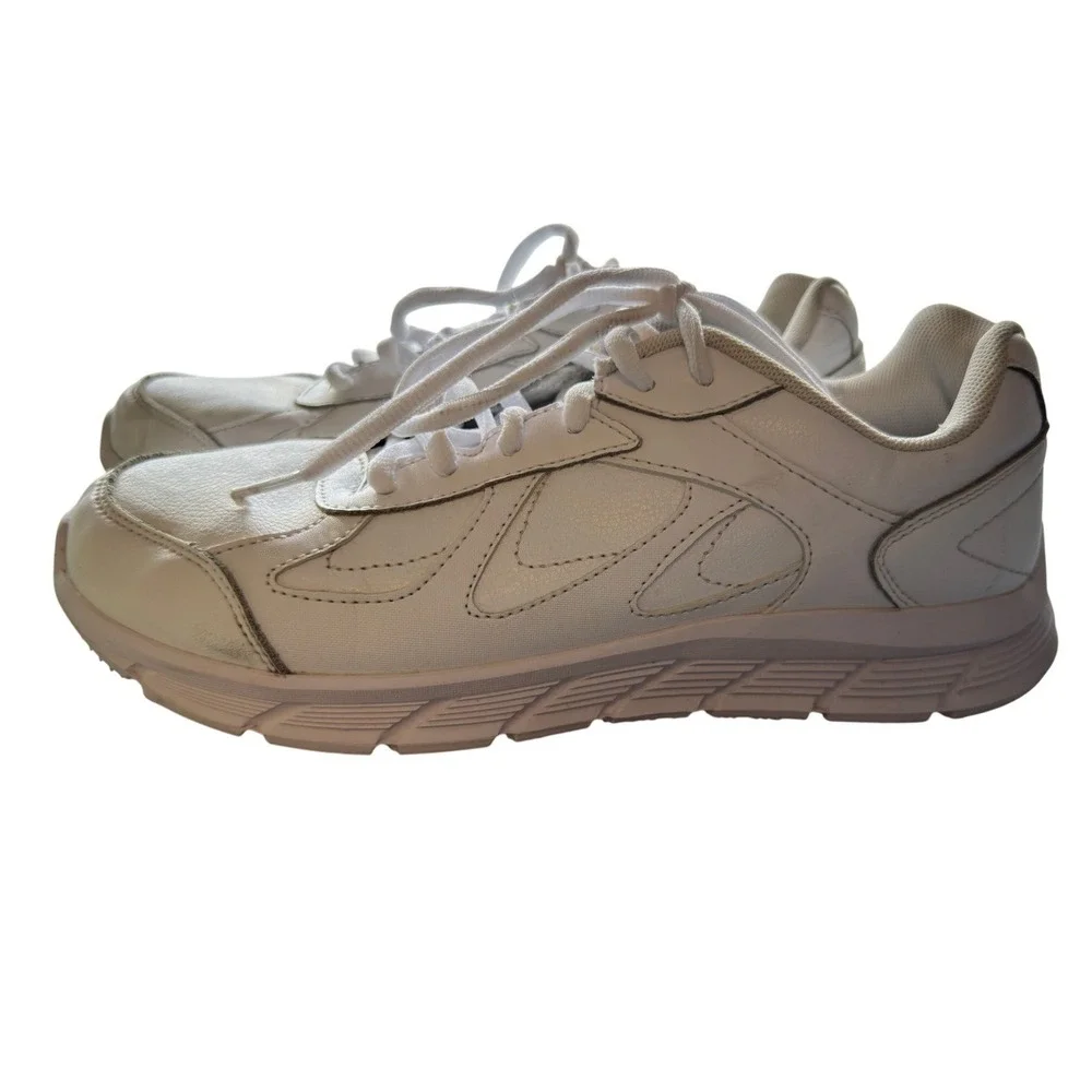 Shoes For Crews Liberty White Slip Resistant Work Sneakers Mens 9.5 23792